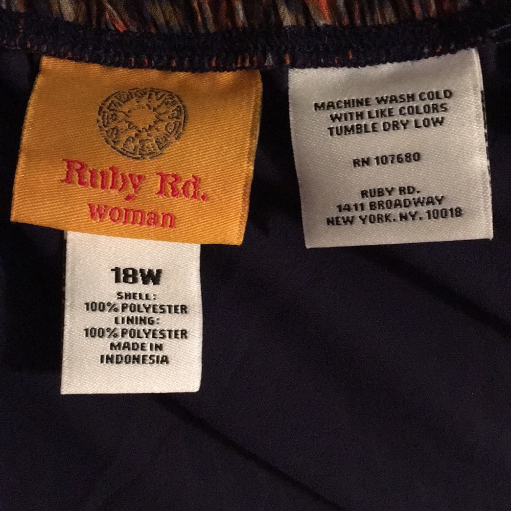 Ruby Rd Ethnic Print Maxi Skirt - Picture 6 of 6
